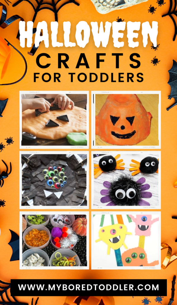 Halloween Playdough Activity for Toddlers - My Bored Toddler