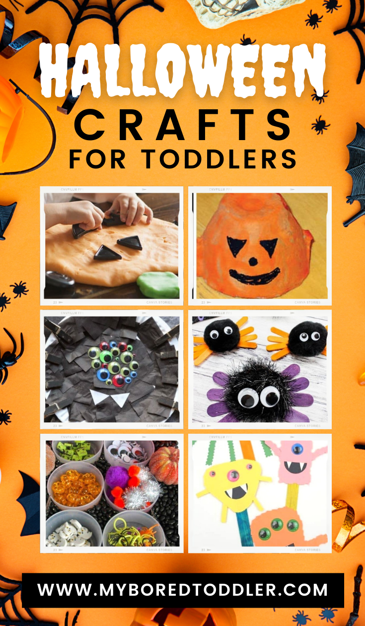 Halloween Crafts for Toddlers - My Bored Toddler Halloween Fun!