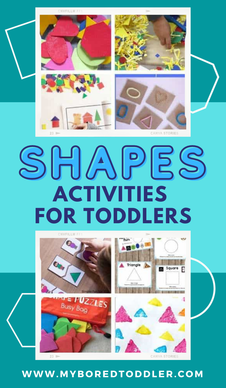 Shapes Activities for Toddlers - My Bored Toddler Math fun!