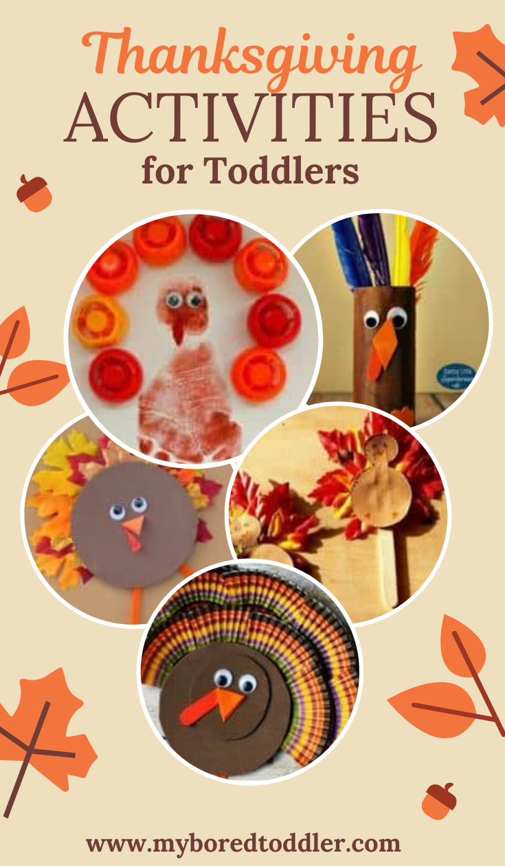 Thanksgiving Crafts for Toddlers - My Bored Toddler