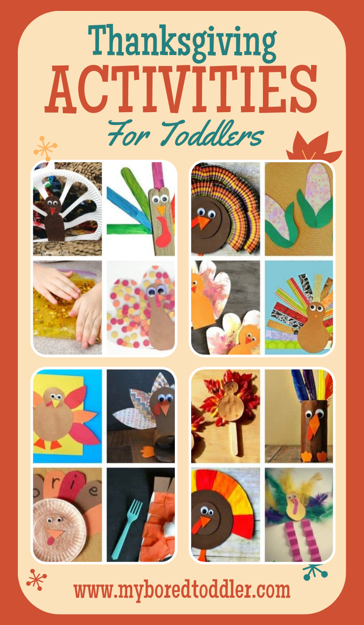 Thanksgiving Crafts for Toddlers - My Bored Toddler