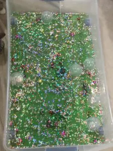 Christmas water play for toddlers