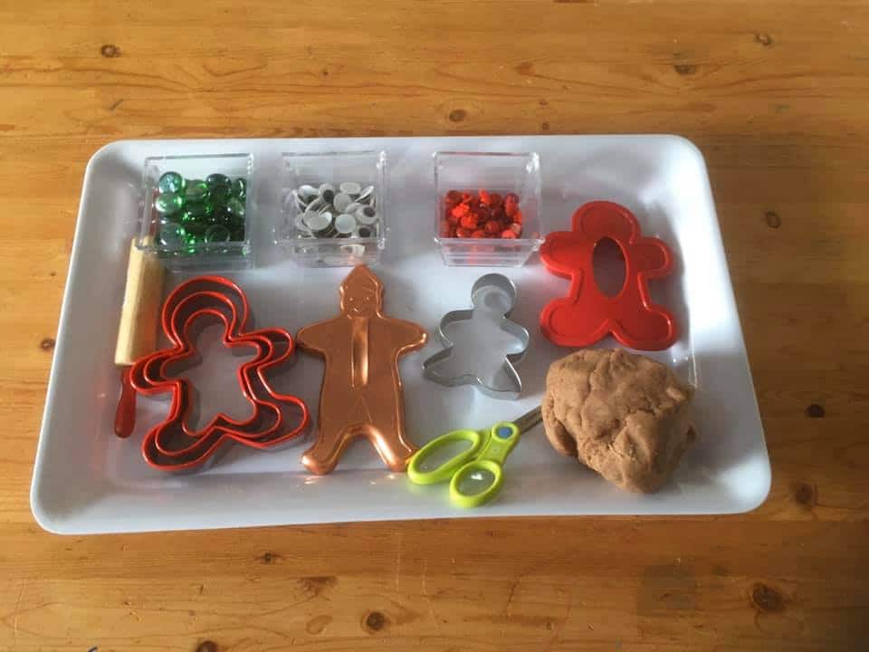 Gingerbread playdough crystal