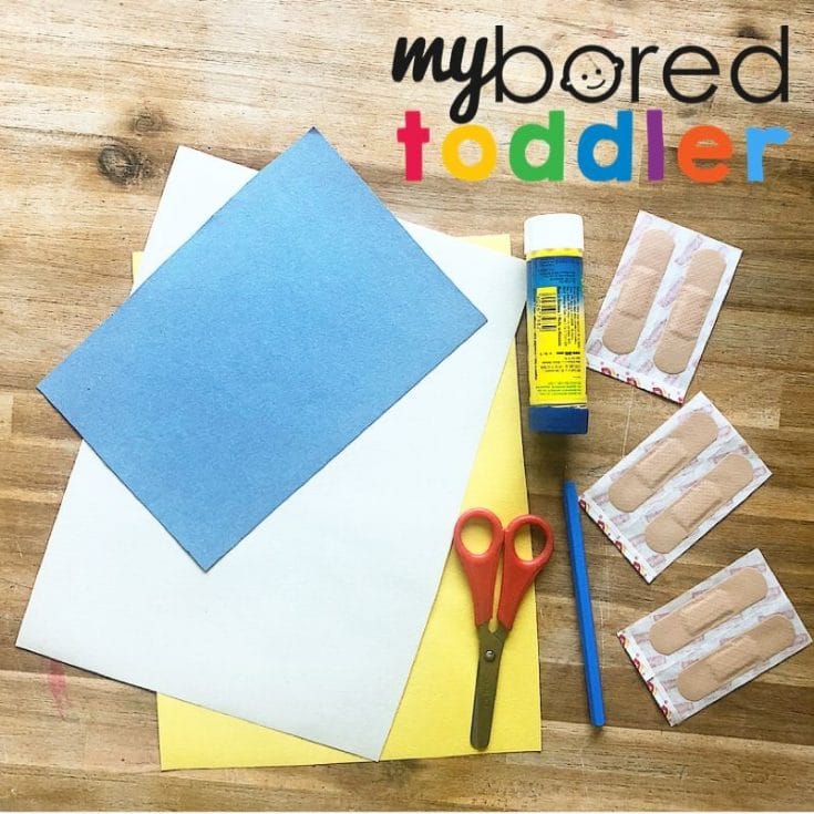 Humpty Dumpty Sticky Band Aids Fine Motor Activity Idea