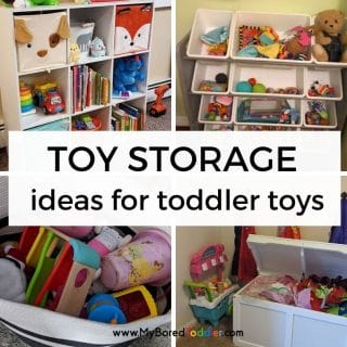 Real Life Toy Storage Ideas for Toddler Toys