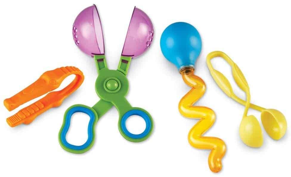 sensory & fine motor tool set for toddlers indoors