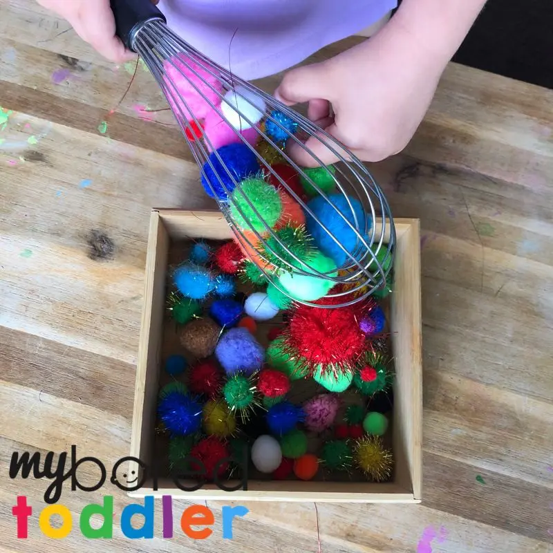 Pom Pom Whisk Activity