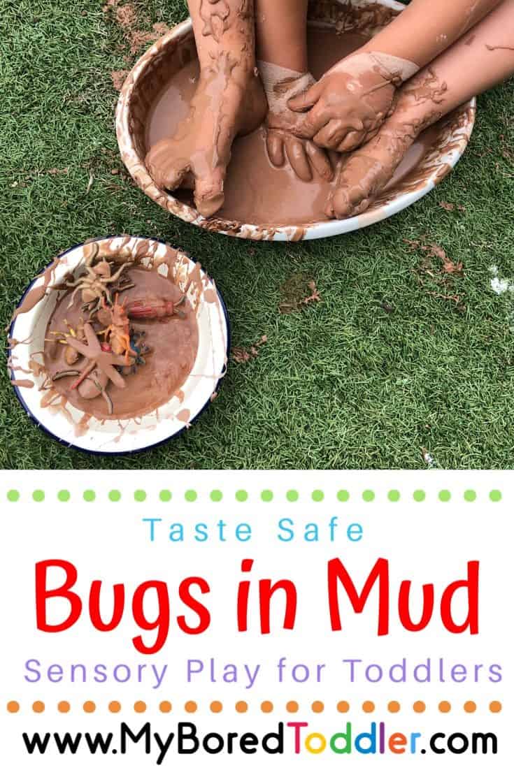 Bugs in Mud messy play pinterest