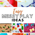 messy play ideas for toddlers easy