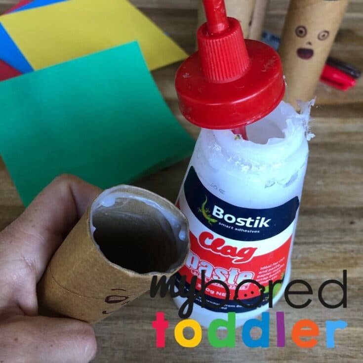 Crazy Hair Fine Motor Toddler Craft - My Bored Toddler