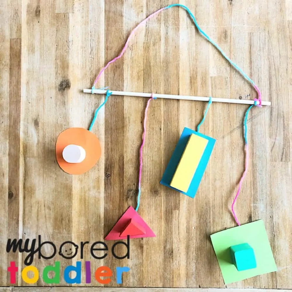 DIY Shapes Mobile 