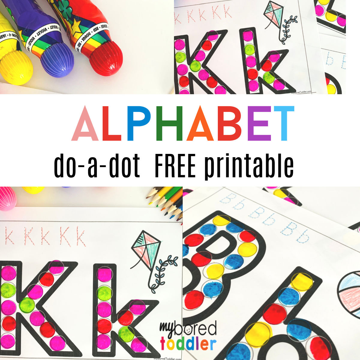 Alphabet Do a Dot Printable LaptrinhX News