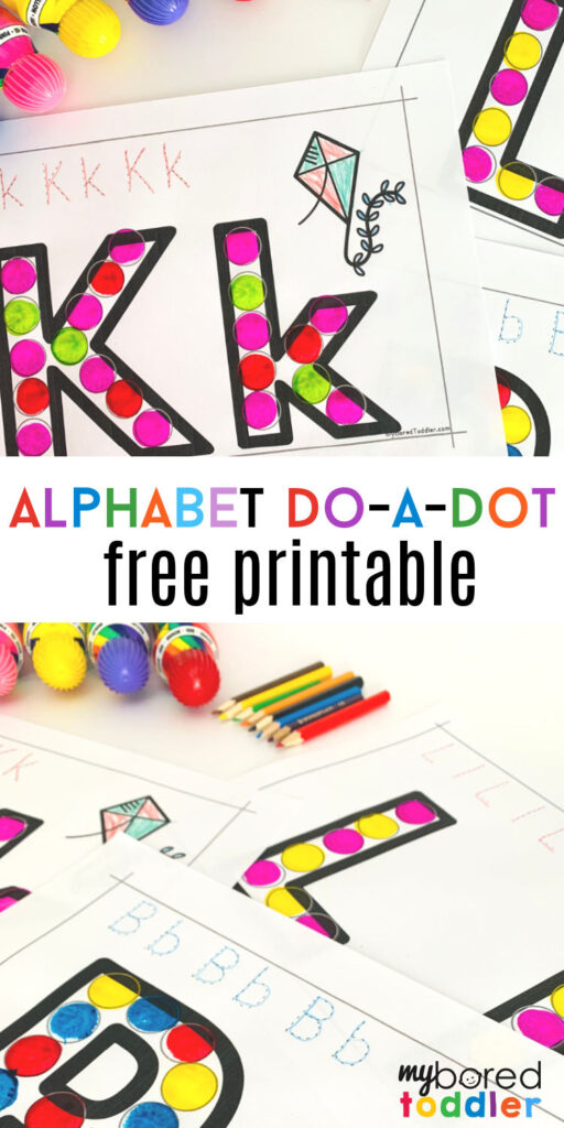 alphabet do a dot free printable pinterest