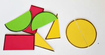 Toddler Math Activity with Foam Shapes - My Bored Toddler