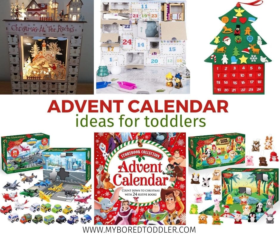 Advent Calendars for Toddlers - My Bored Toddler Non-chocolate ideas!