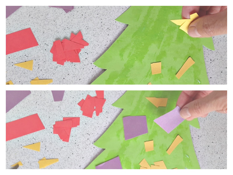 Christmas Tree Paper Craft for Toddlers - My Bored Toddler