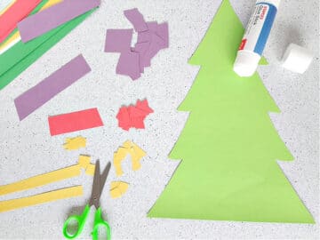 Christmas Tree Paper Craft for Toddlers - My Bored Toddler