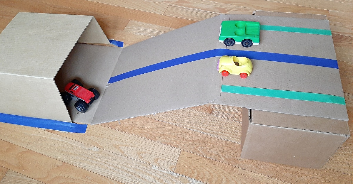 Tunnels and Ramps with Toy Cars