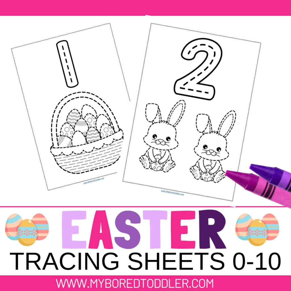 EASTER TRACING SHEETS 0-10