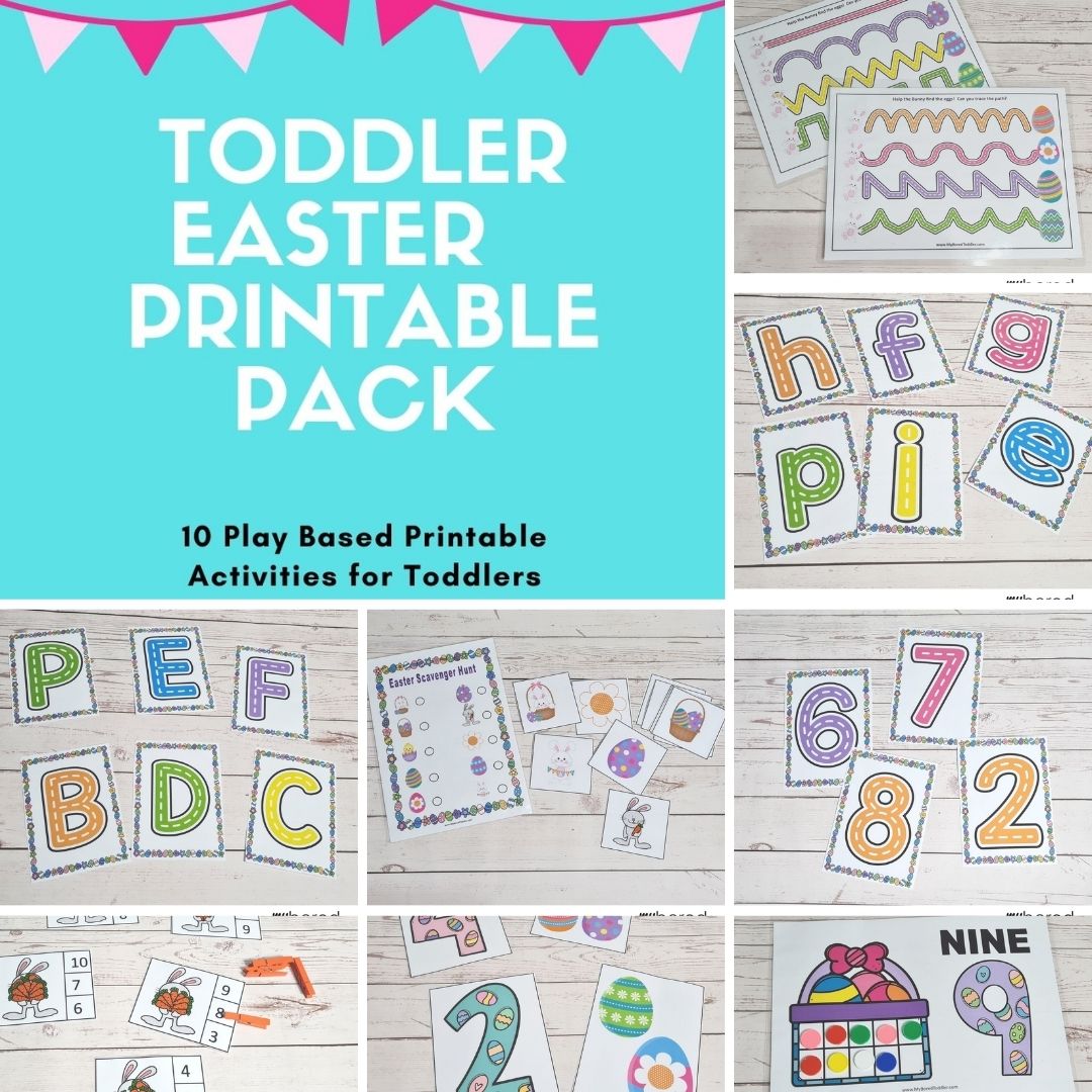 toddler Easter Printable pack