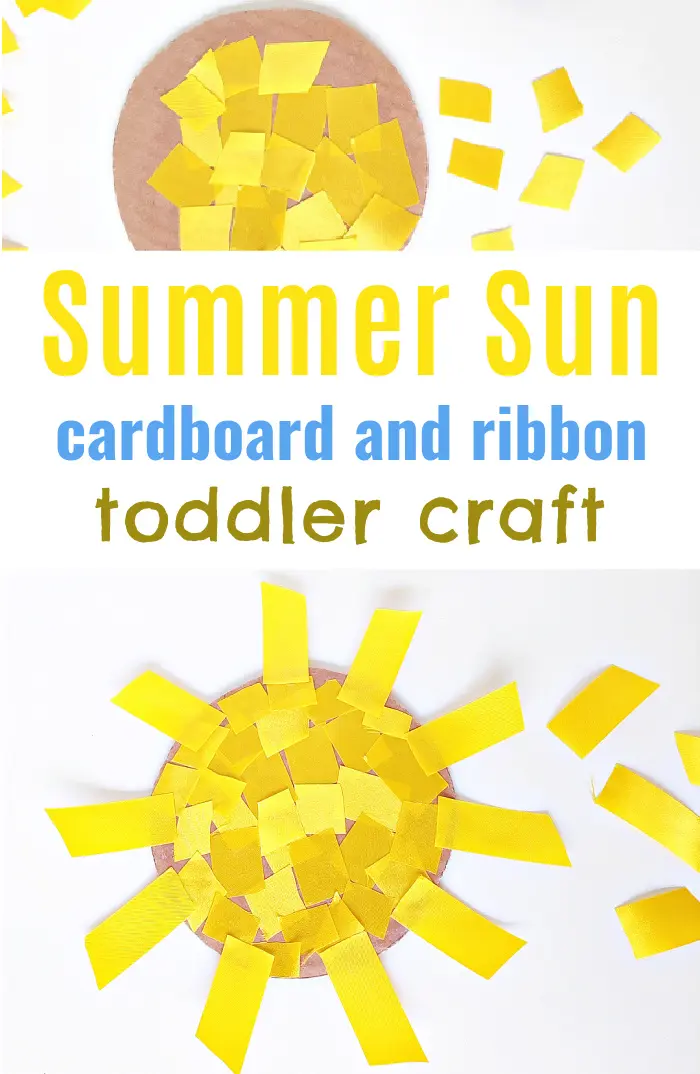 Fine Motor Sun Craft for Toddlers - My Bored Toddler