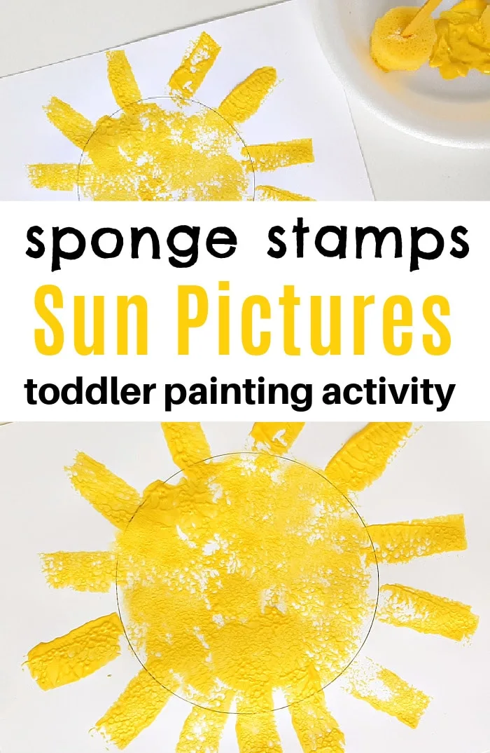 DIY Sponge Finger Painting Kit Hand Arts And Crafts for Kids Ages