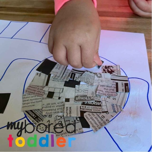 Newspaper Puppy Paper Craft My Bored Toddler