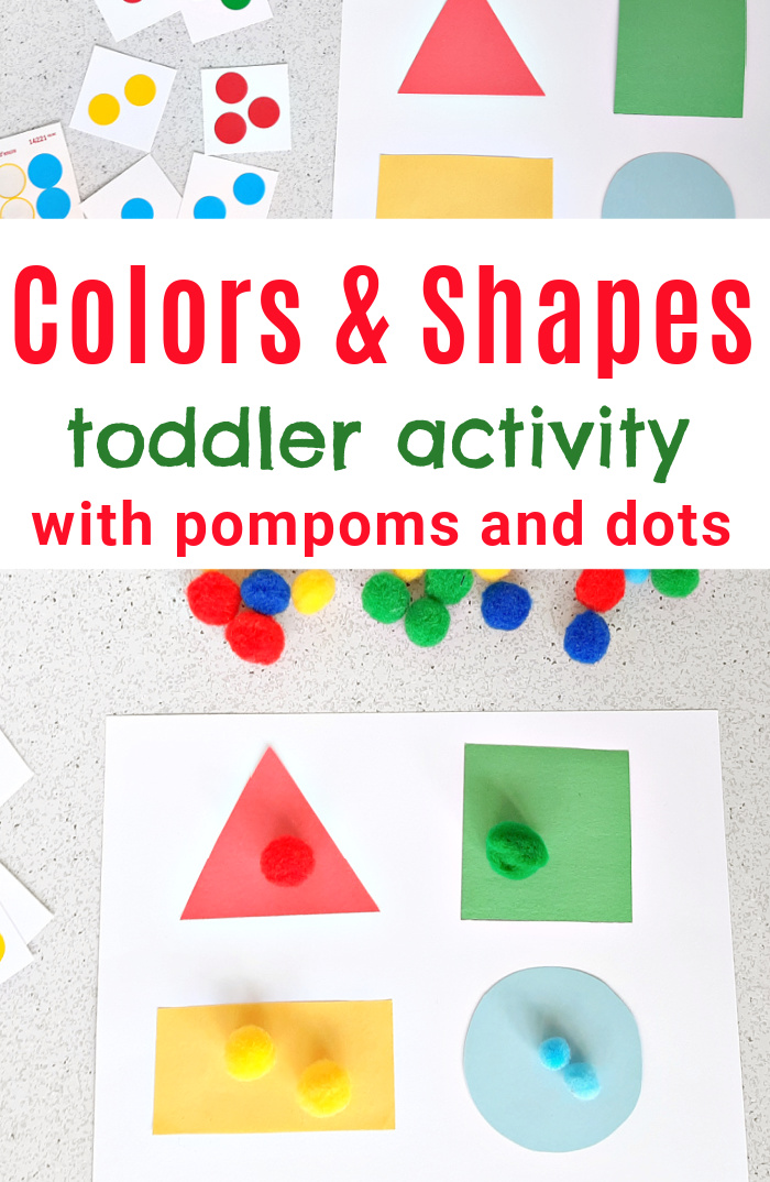 Shape Activities For Toddlers: Color and Shape Sorting!