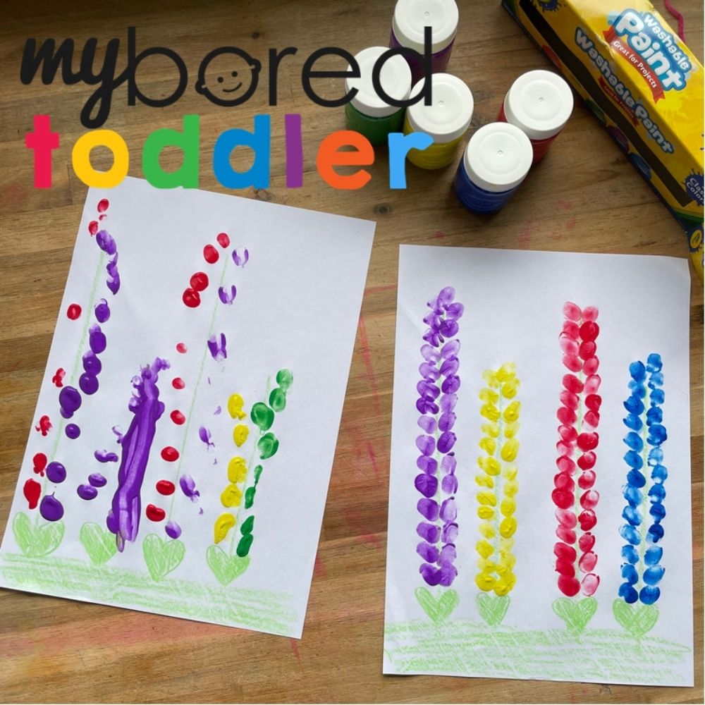 Spring Crafts for 2 and 3 year olds - My Bored Toddler