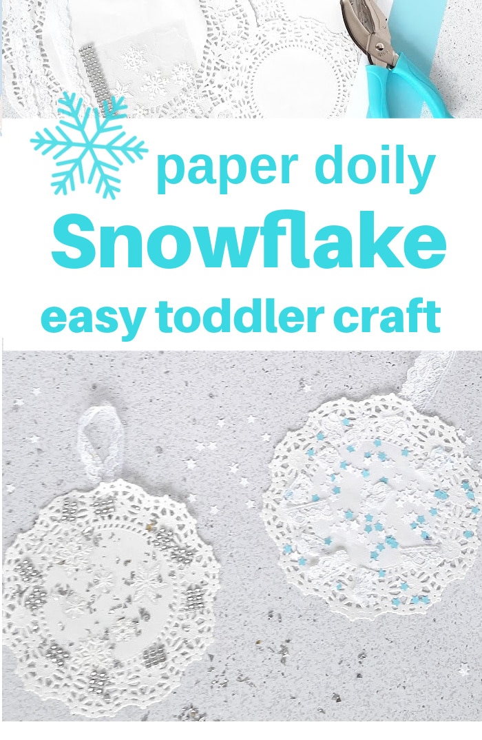 Easy Paper Snowflake Craft for Toddlers