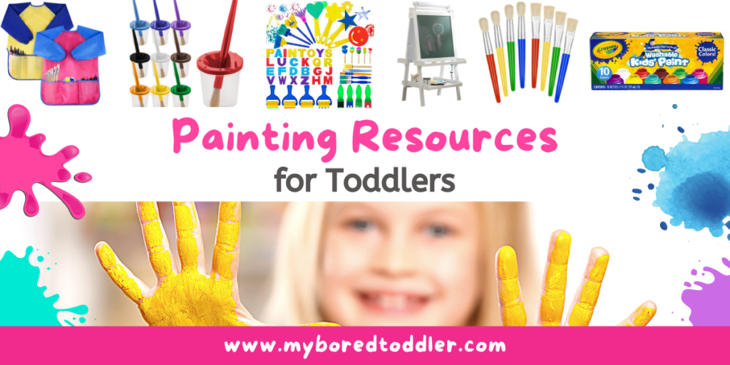 painting resources for toddlers facebook My Bored Toddler