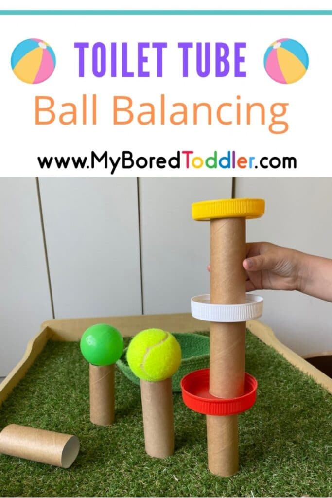 Toilet Tube Ball Balancing 