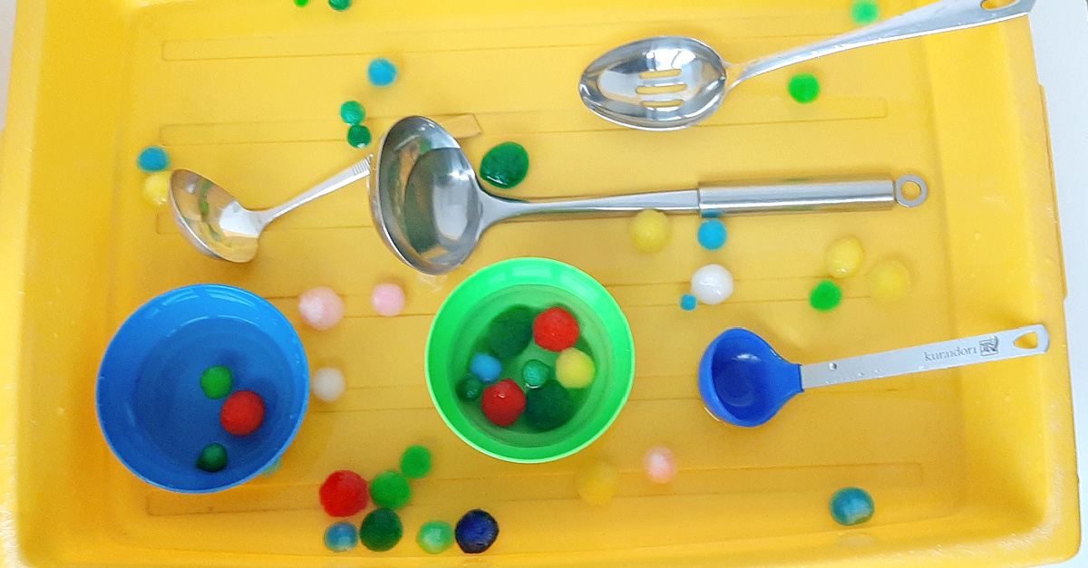 Fine Motor Water Activity for Toddlers