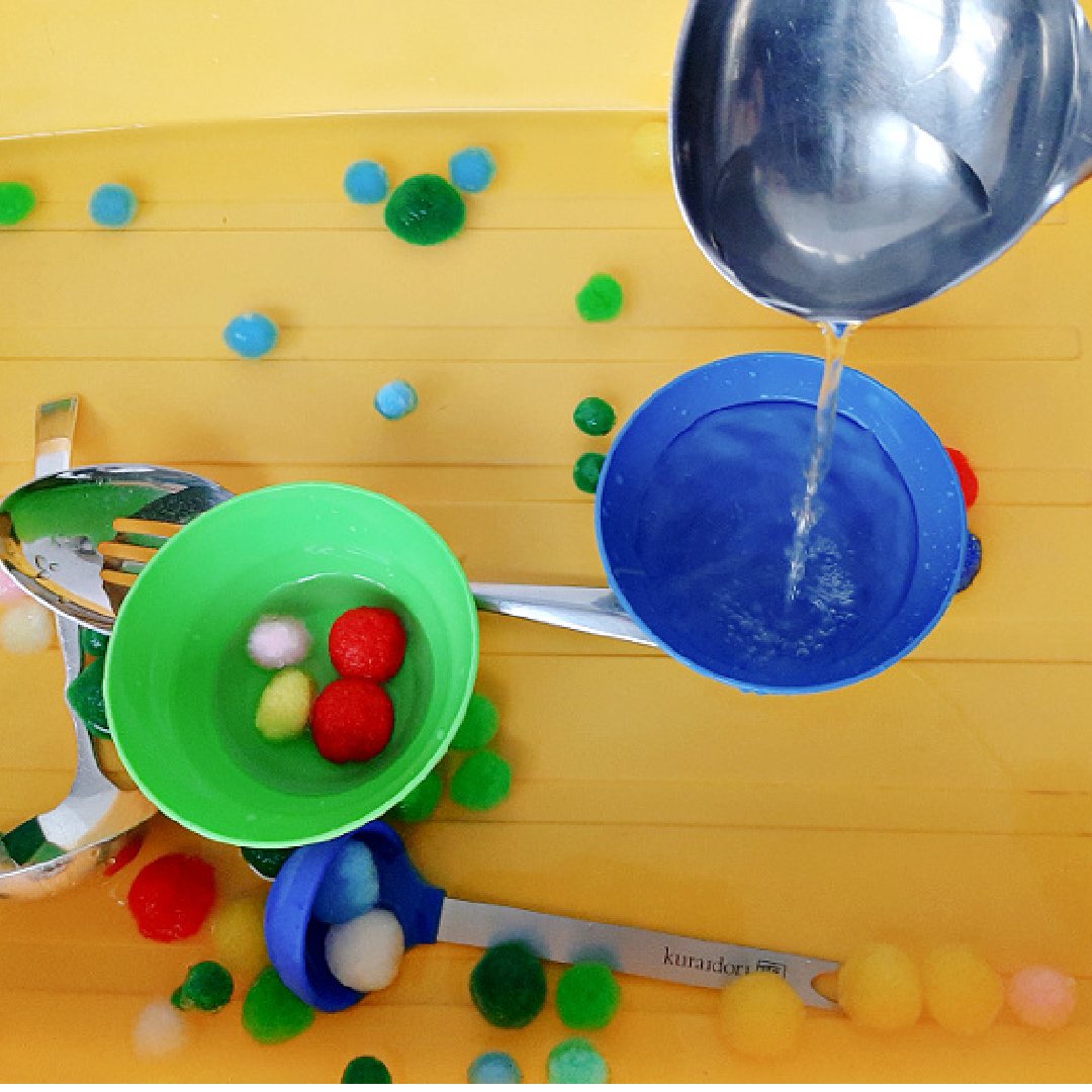 Sorting Spoons - My Bored Toddler Learning Through Play!