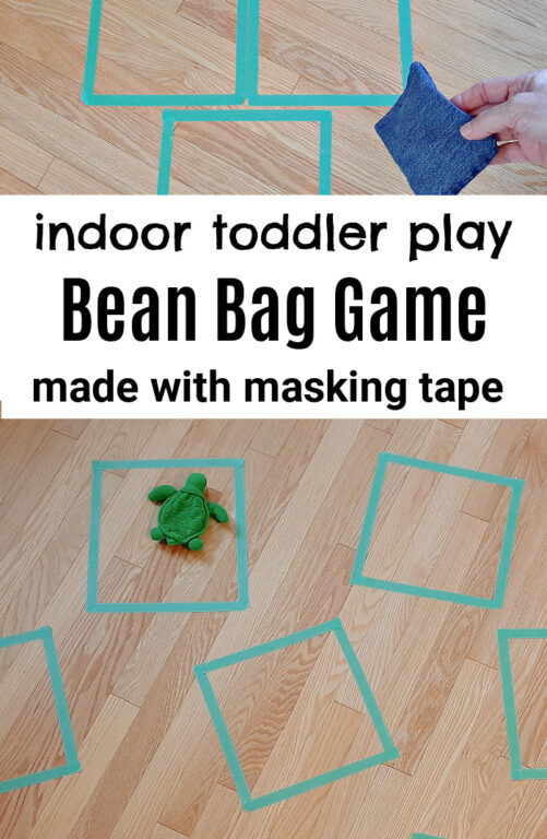 Indoor Bean Bag Game for Toddlers My Bored Toddler