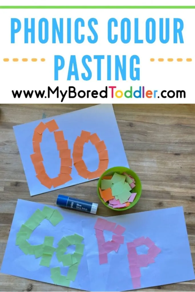 Phonics Colour Pasting
