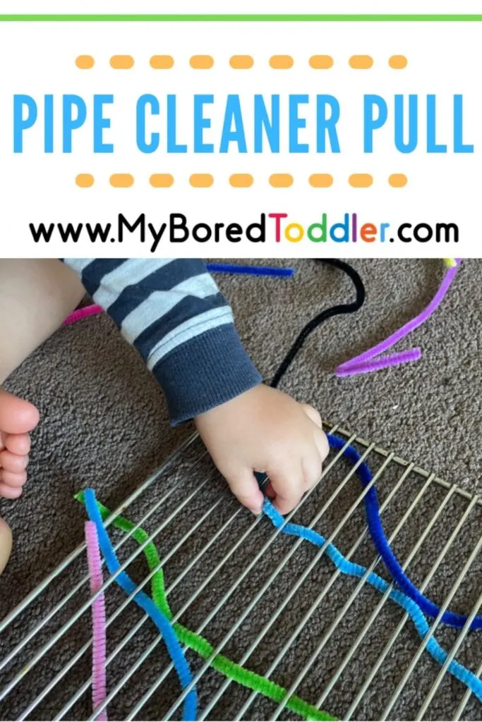 Pipe Cleaner Pull — Baby Play Hacks