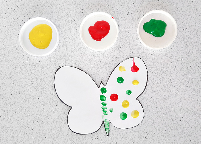 Butterfly Finger Painting Art Activity