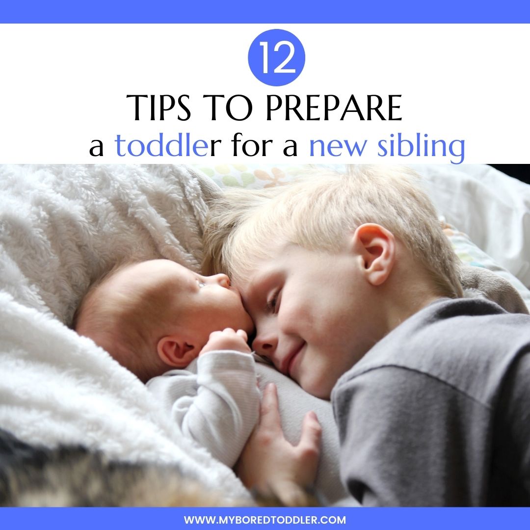 how to prepare a toddler for a new sibling