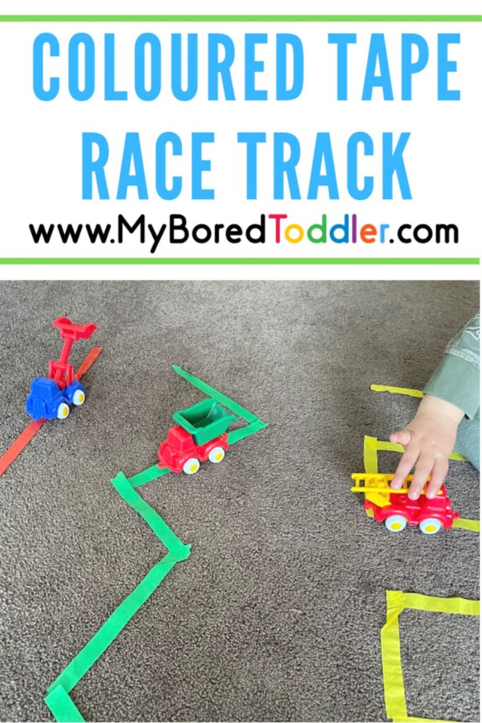 Colored Tape Race Tracks