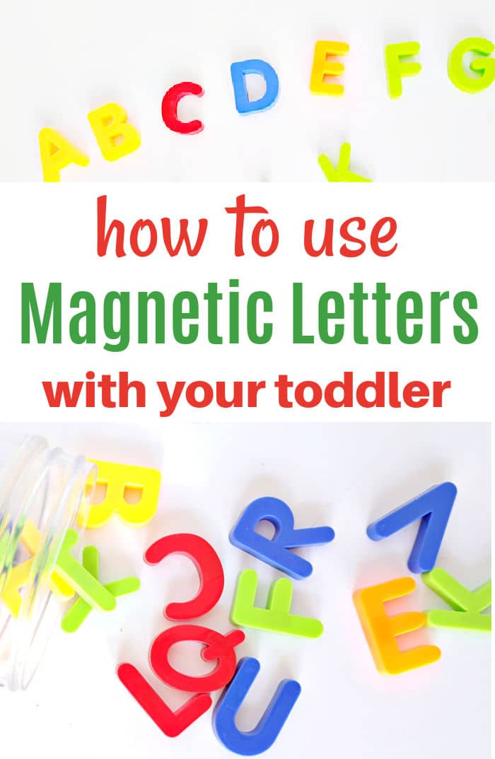 Toddler Fun With Magnetic Letters