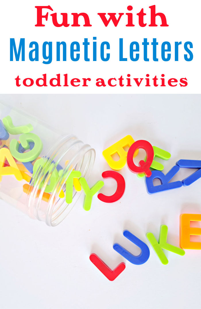 Toddler Fun With Magnetic Letters