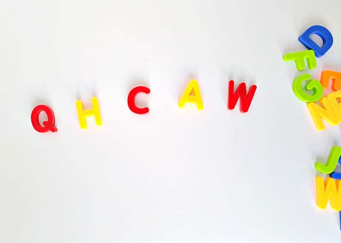 Toddler Fun With Magnetic Letters