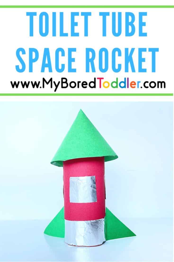 Toilet Tube Space Rocket Craft - My Bored Toddler