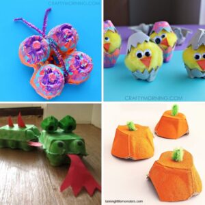 Easy Egg Carton Craft Ideas for Toddlers - My Bored Toddler