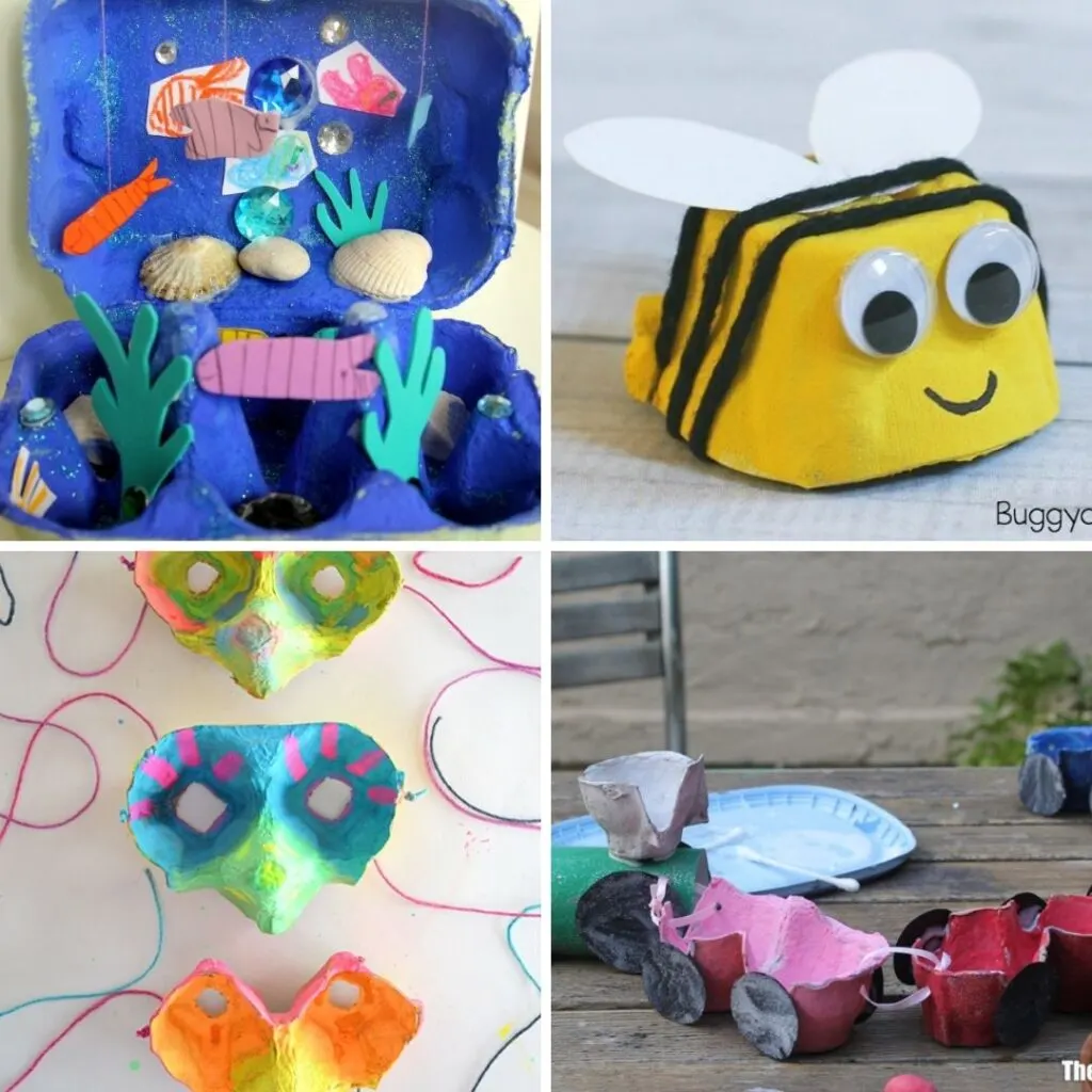 25 Egg Carton Crafts and Art Projects for Kids - Craftulate