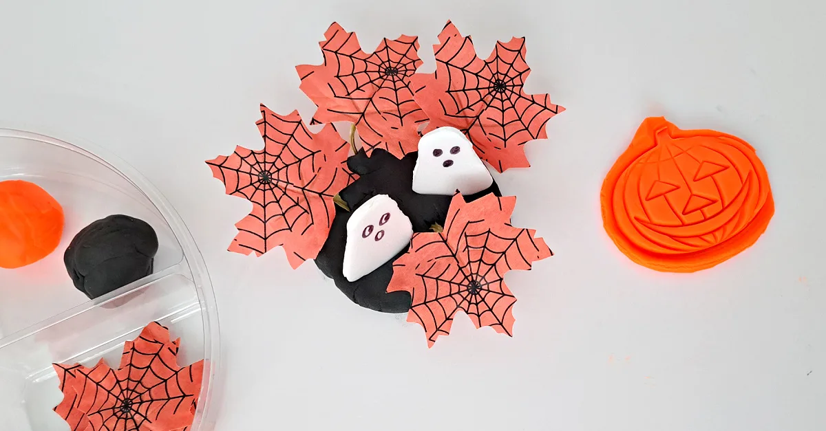 Halloween Playdough Activity for Toddlers