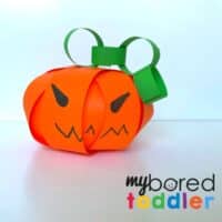 Halloween Pumpkin Paper Craft