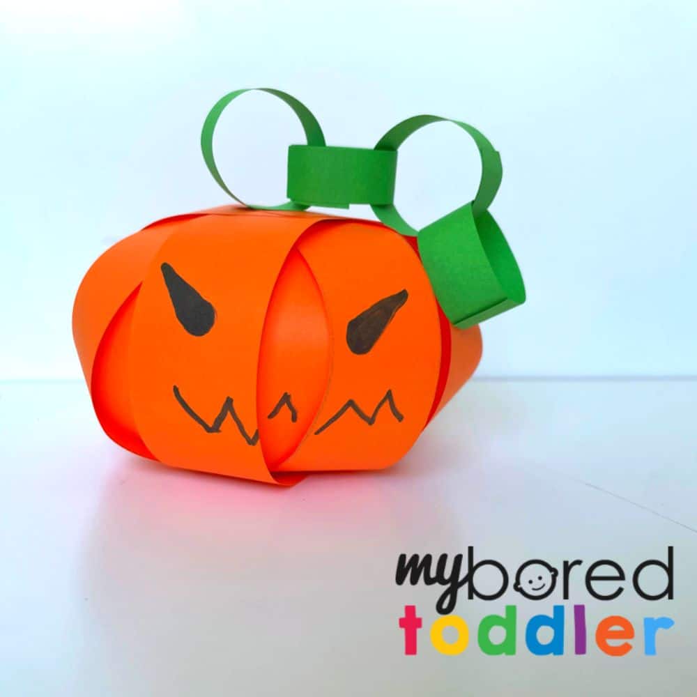 Halloween Pumpkin Paper Craft
