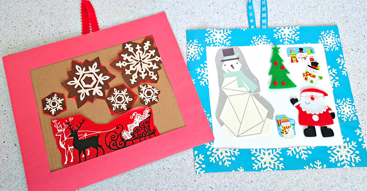 Make A Collage Christmas Card